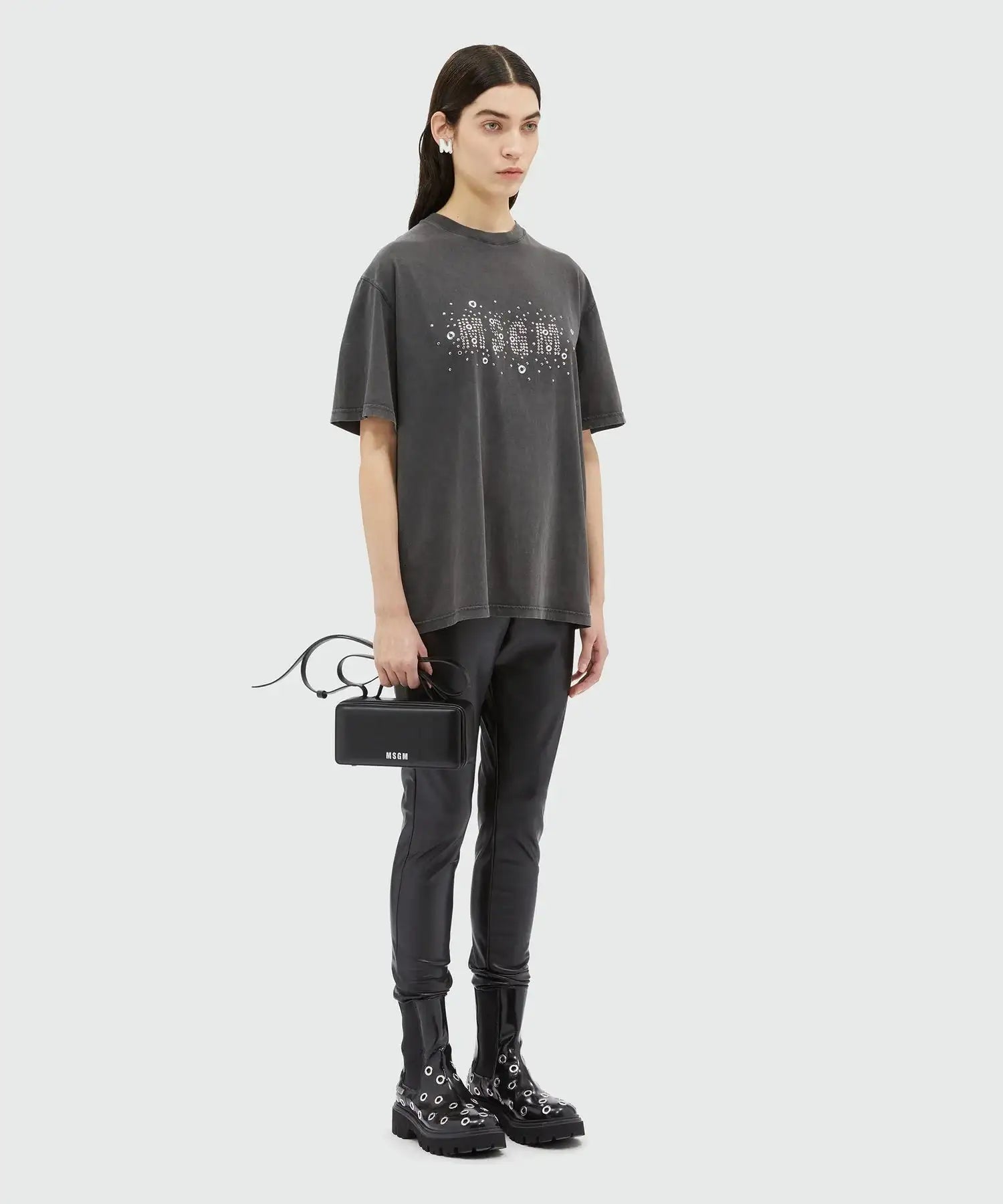 MSGM - Клинове - Faux - Leather Leggings - Love|Labels