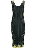 MSGM - Рокли - Floral Print Waffle Effect Dress - Love|Labels