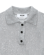 MSGM - Блузи - Glitter Polo Shirt - Love|Labels