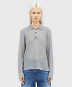 MSGM - Блузи - Glitter Polo Shirt - Love|Labels
