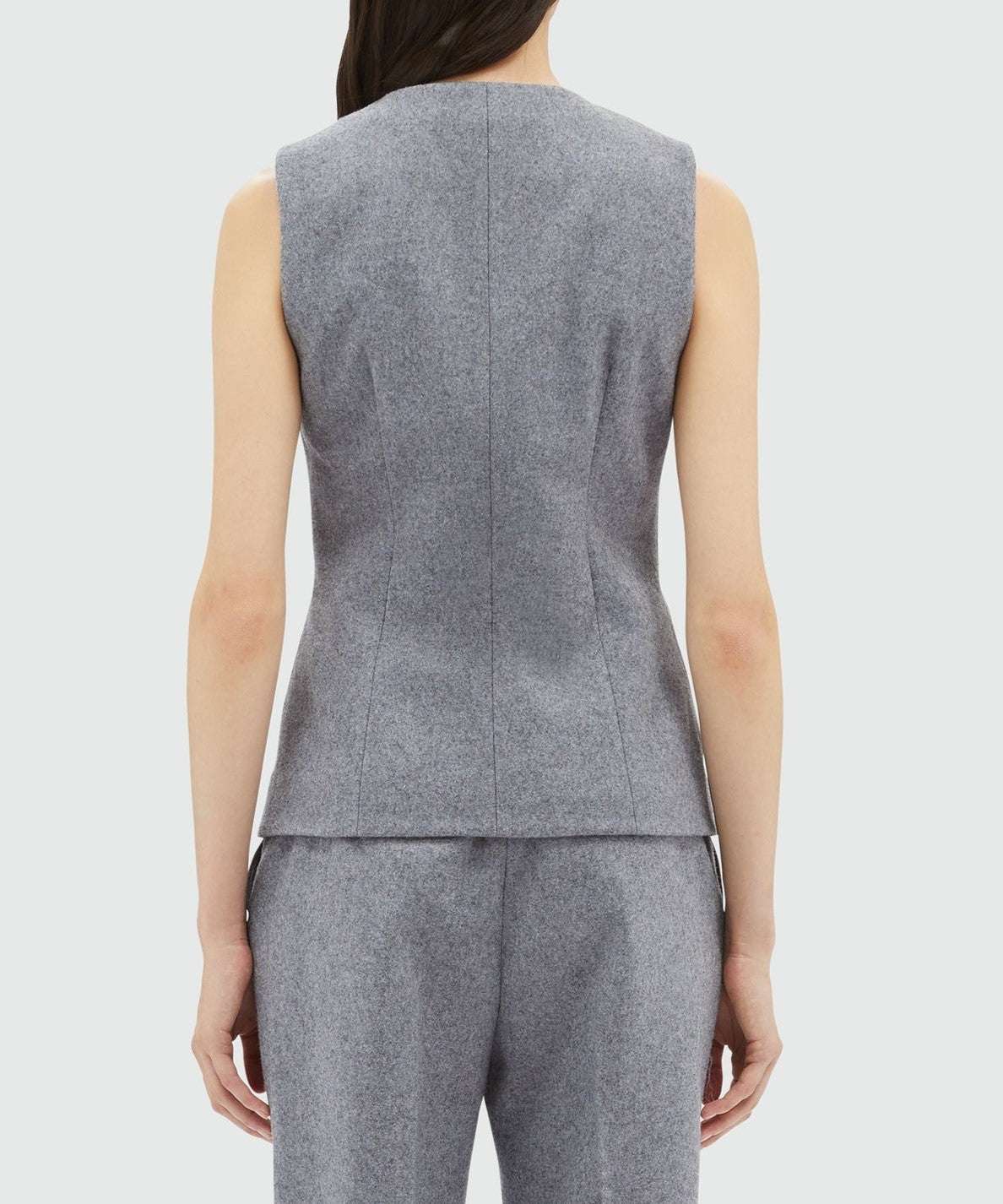 MSGM - Сака - Grey Wool Vest - Love|Labels