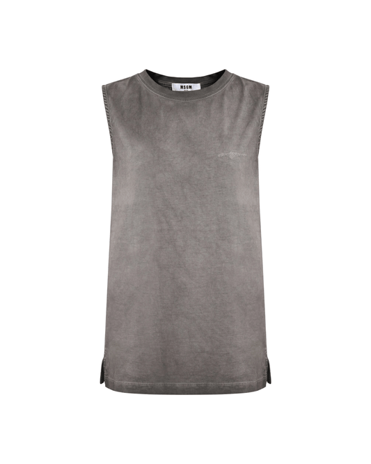 MSGM - Потници - Greyish Tank Top - Love|Labels