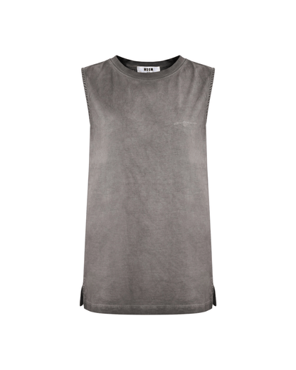 MSGM - Потници - Greyish Tank Top - Love|Labels