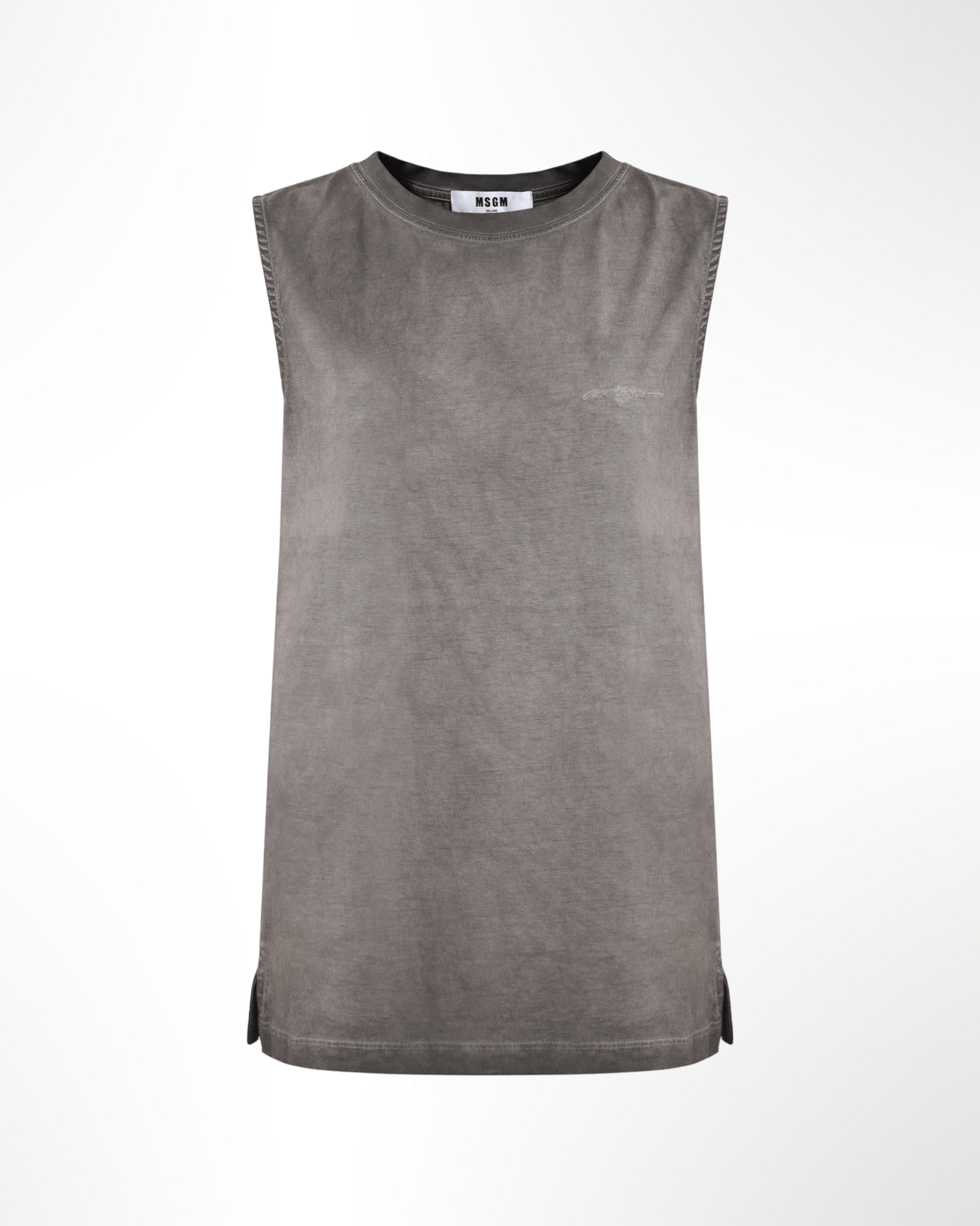 MSGM - Потници - Greyish Tank Top - Love|Labels