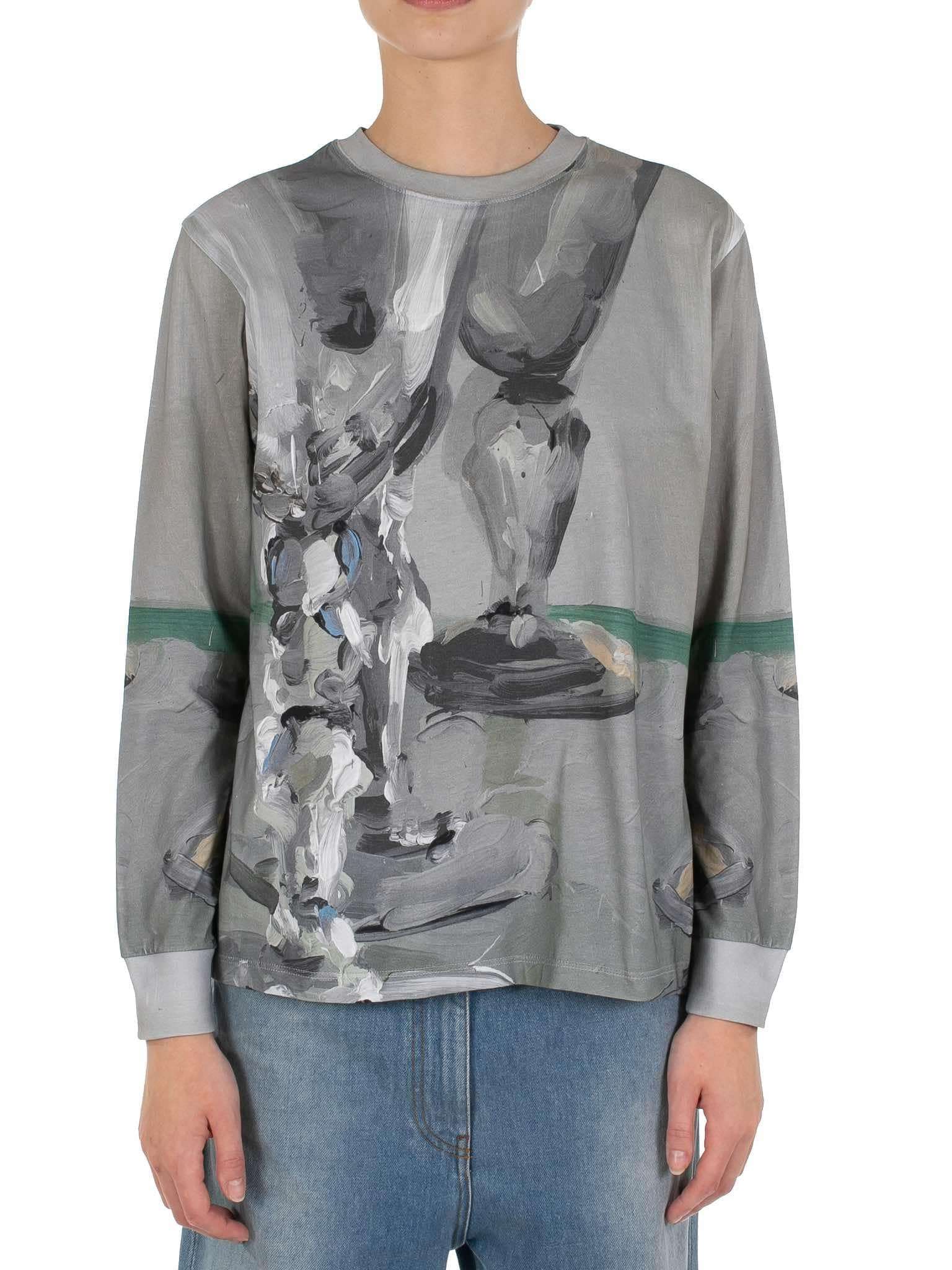 MSGM - Блузи - Hand Paint - Print T-Shirt - Love|Labels