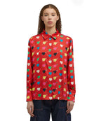 MSGM - Ризи - Heart - Print Shirt - Love|Labels