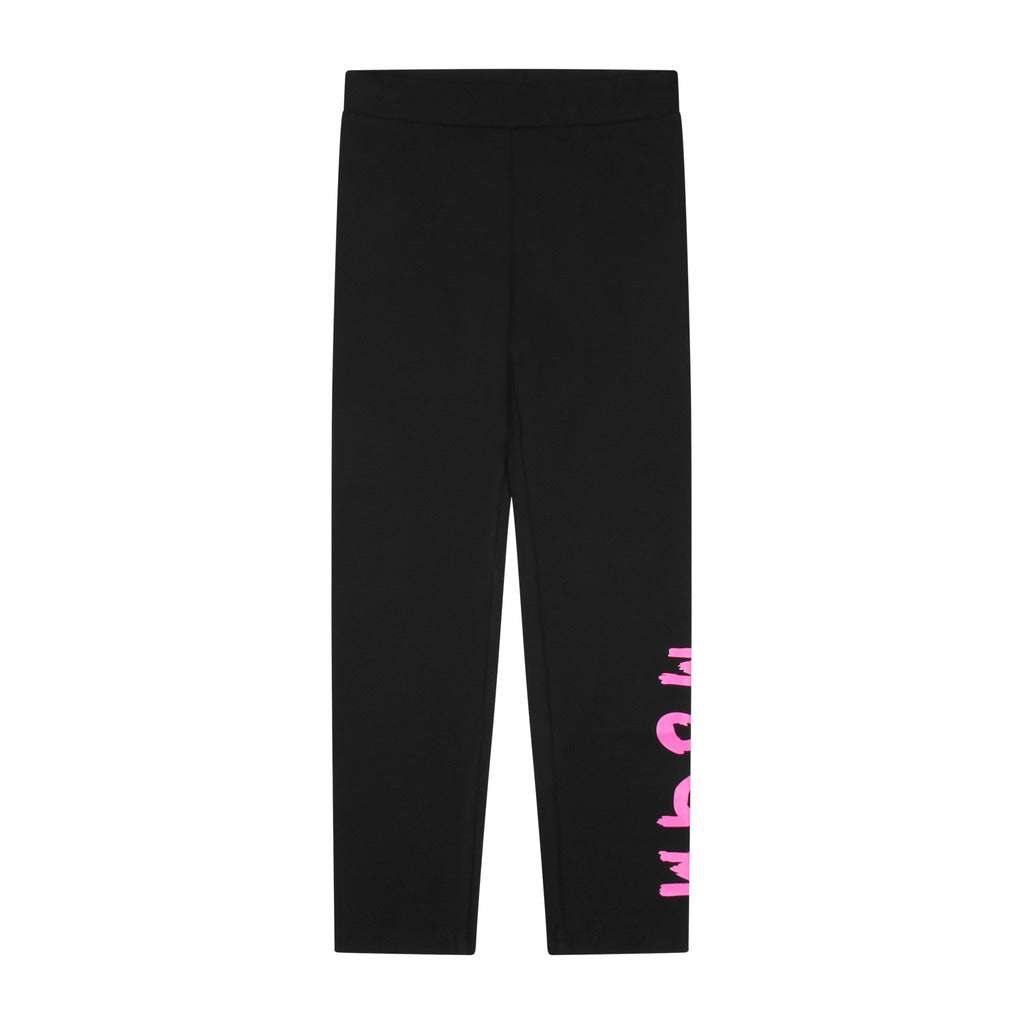 MSGM Kids - Клинове - Black Leggings - Love|Labels
