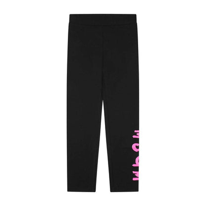 MSGM Kids - Клинове - Black Leggings - Love|Labels