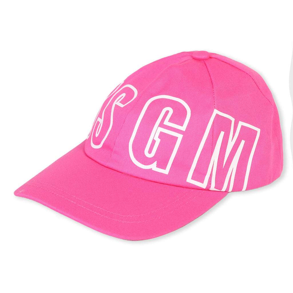 MSGM Kids - Аксесоари - Шапки - Pink Logo Cap - Love|Labels