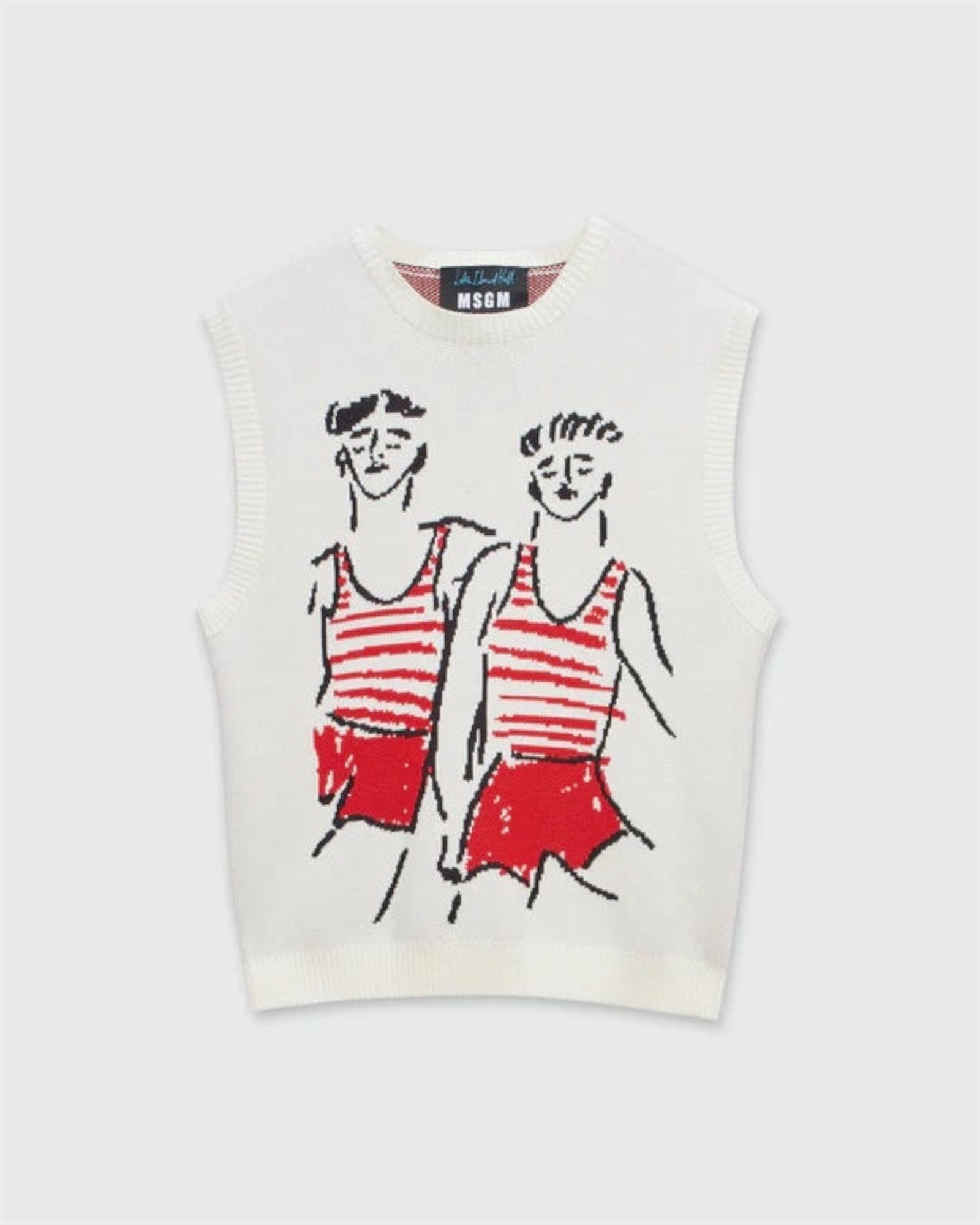 MSGM - Блузи - Knitted Top With Graphics - Love|Labels