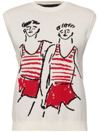 MSGM - Блузи - Knitted Top With Graphics - Love|Labels