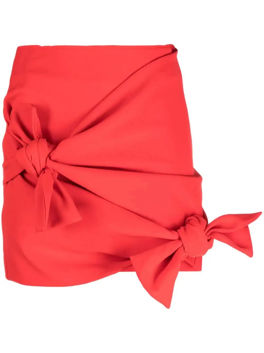 MSGM - Поли - Knot - Detail Fitted Miniskirt - Love|Labels