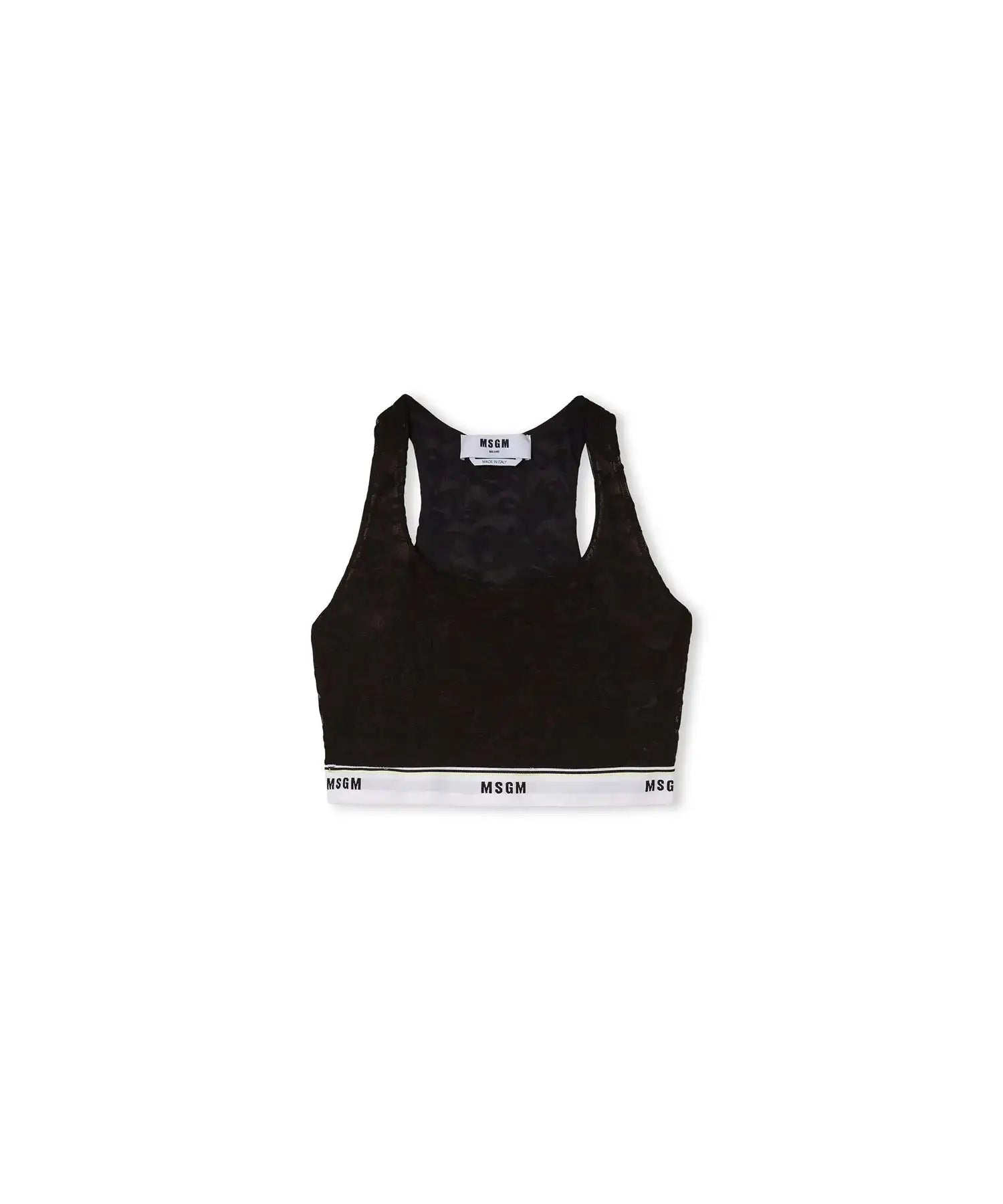 MSGM - Бельо - Сутиени - Lace Brassiere with Elastic Band - Love|Labels