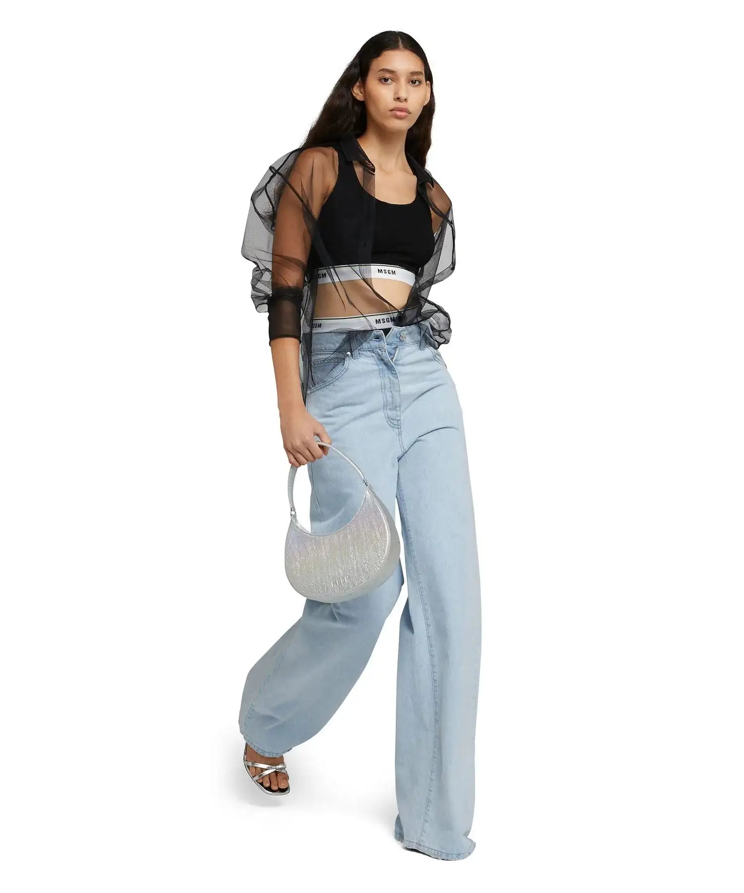 MSGM - Бельо - Бикини - Lace Culottes With Elastic Band - Love|Labels