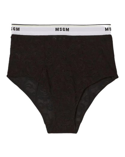 MSGM - Бельо - Бикини - Lace Culottes With Elastic Band - Love|Labels