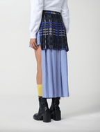 MSGM - Поли - Layered Asymmetric Midi Skirt - Love|Labels