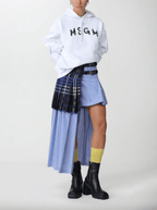 MSGM - Поли - Layered Asymmetric Midi Skirt - Love|Labels