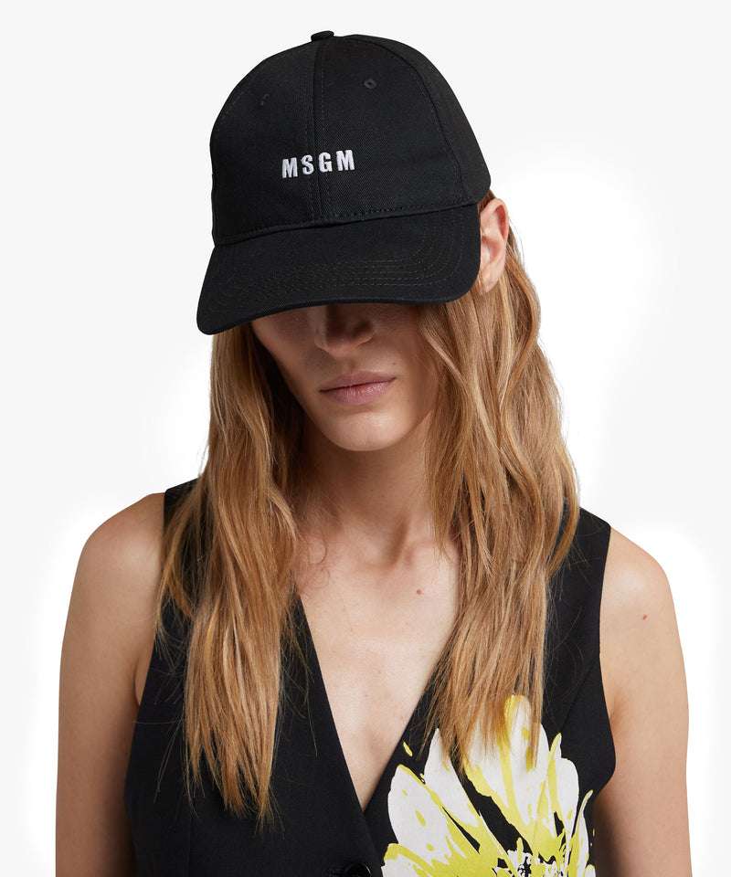 MSGM - Аксесоари - Шапки - Logo Black Cap - Love|Labels