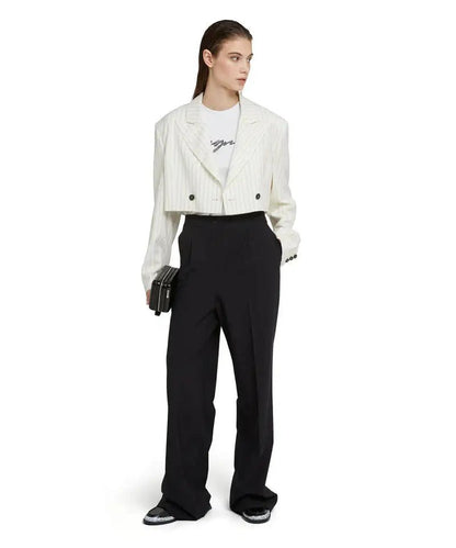 MSGM - Тениски - Logo Embelished T-Shirt - Love|Labels