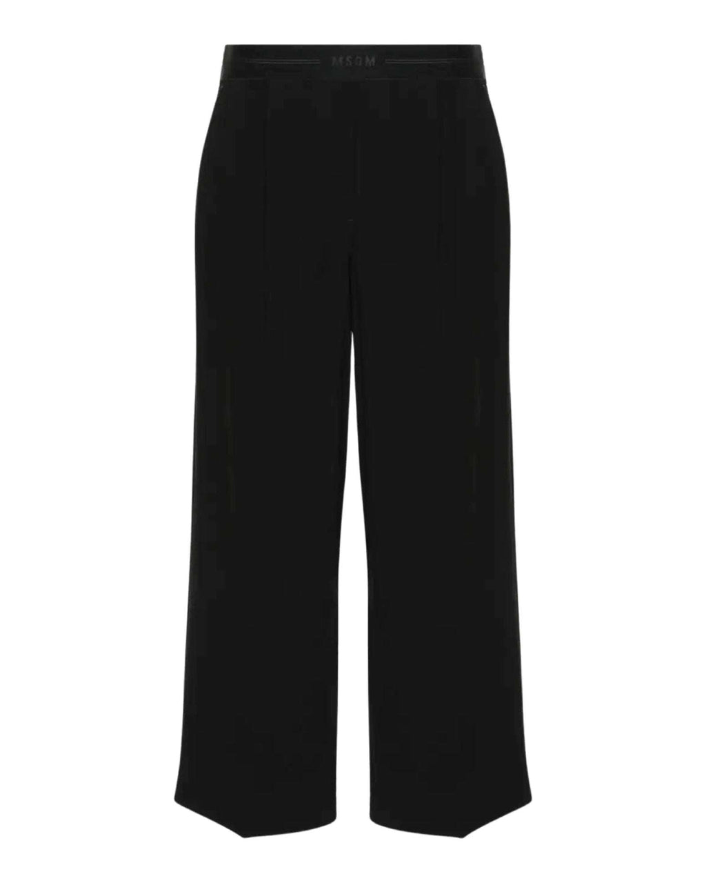 MSGM - Панталони - Logo - Waistband Cropped Trousers - Love|Labels