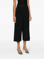 MSGM - Панталони - Logo - Waistband Cropped Trousers - Love|Labels