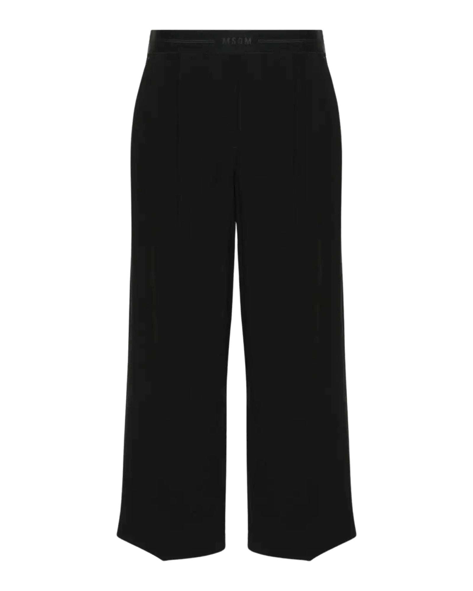 MSGM - Панталони - Logo - Waistband Cropped Trousers - Love|Labels