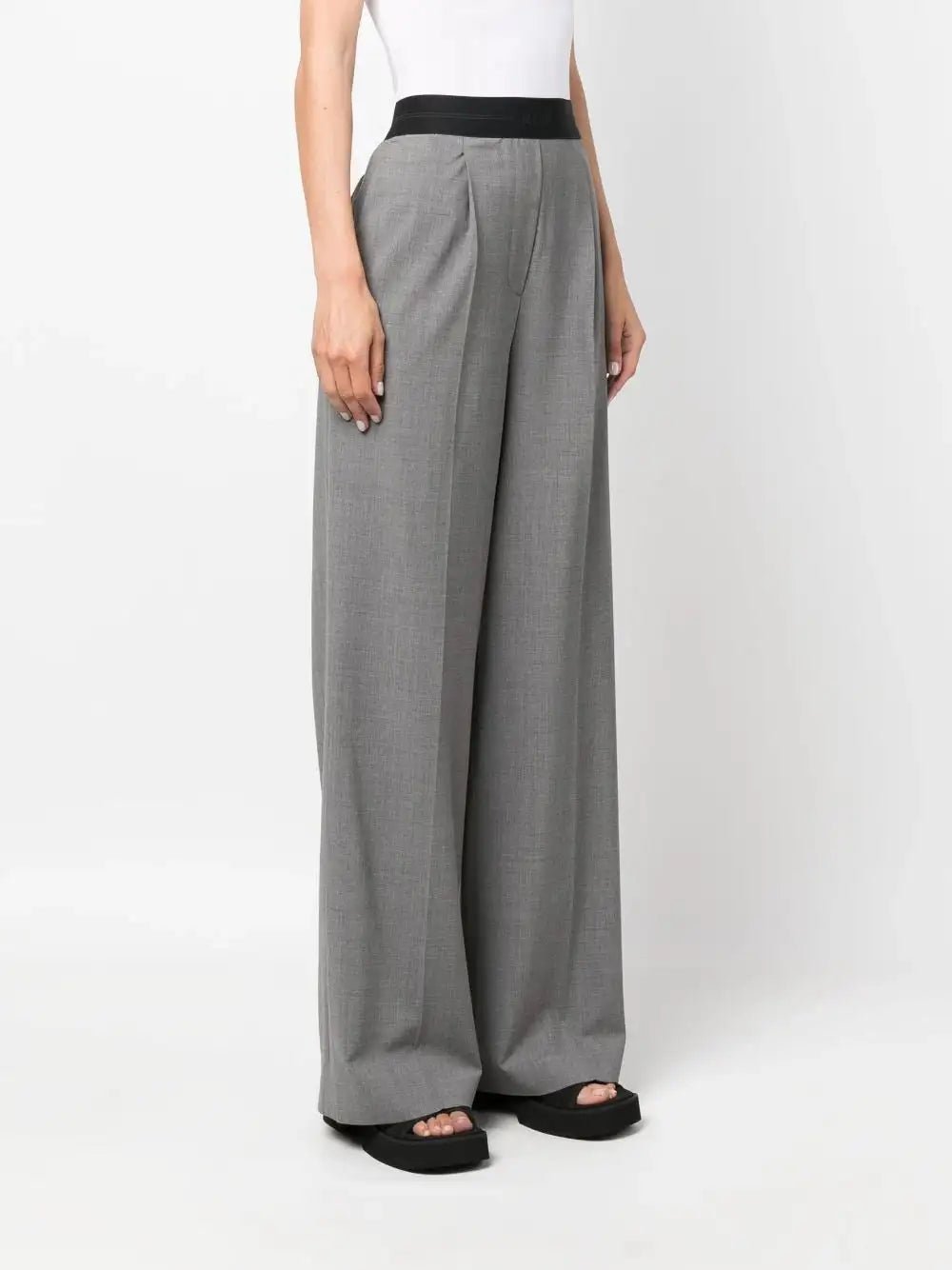 MSGM - Панталони - Logo - Waistband Trousers - Love|Labels