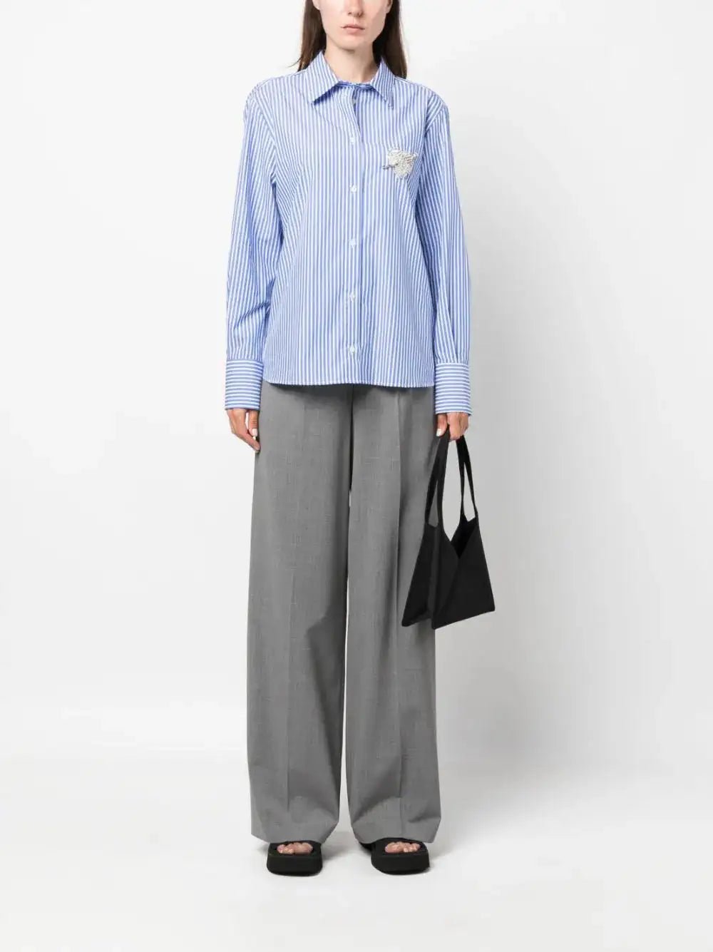 MSGM - Панталони - Logo - Waistband Trousers - Love|Labels