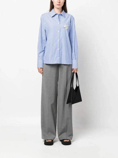MSGM - Панталони - Logo - Waistband Trousers - Love|Labels
