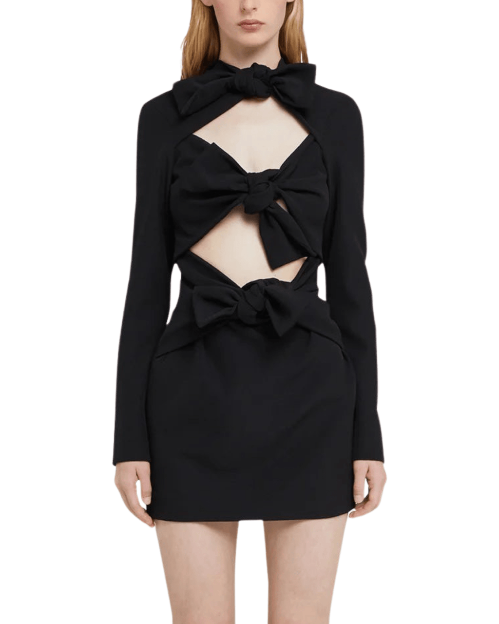 MSGM - Рокли - Mini dress in "Textured Crepe Cady" - Love|Labels