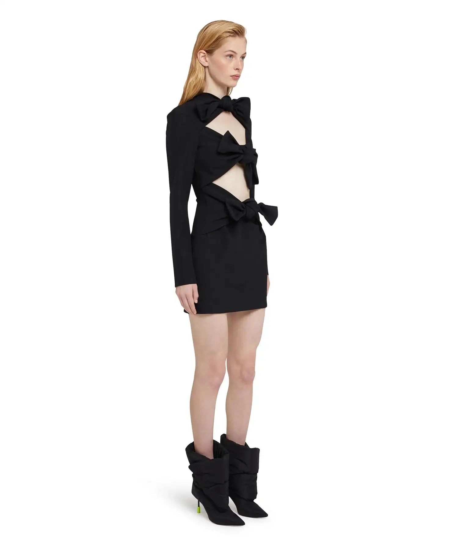 MSGM - Рокли - Mini dress in "Textured Crepe Cady" - Love|Labels