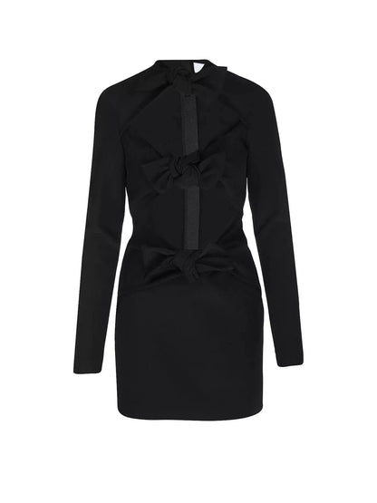 MSGM - Рокли - Mini dress in "Textured Crepe Cady" - Love|Labels