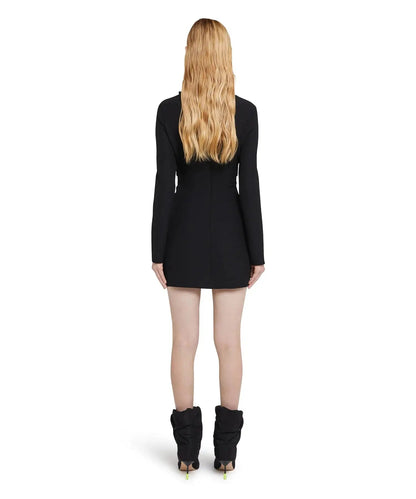 MSGM - Рокли - Mini dress in "Textured Crepe Cady" - Love|Labels