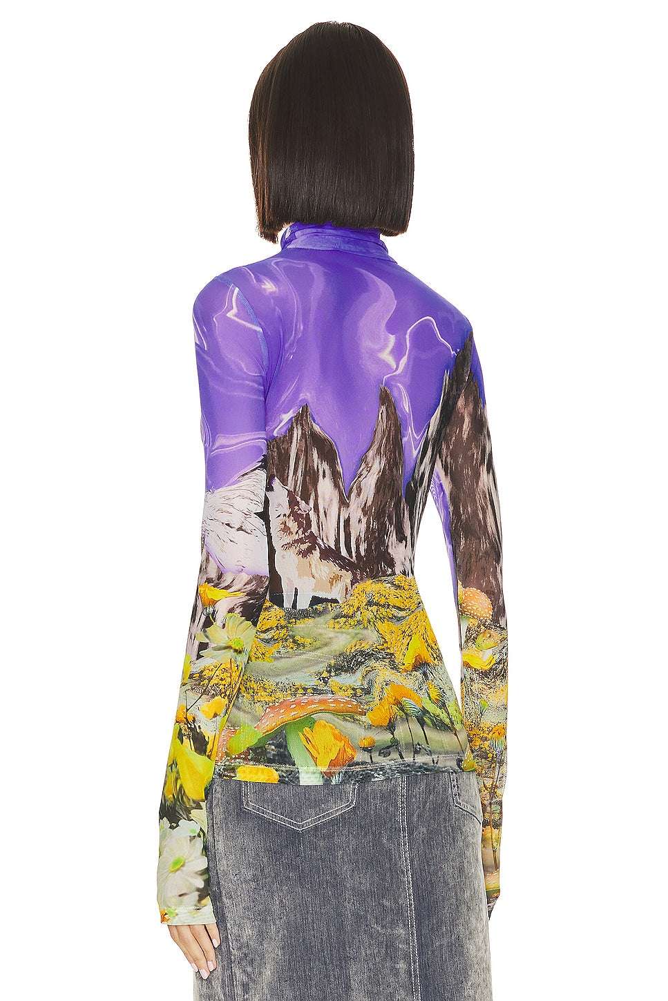 MSGM - Блузи - Mountain Print Top - Love|Labels