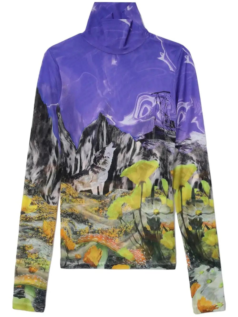 MSGM - Блузи - Mountain Print Top - Love|Labels