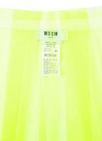 MSGM - Поли - Neon Transperant Tulle Skirt - Love|Labels