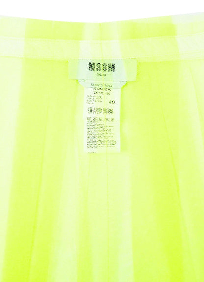MSGM - Поли - Neon Transperant Tulle Skirt - Love|Labels