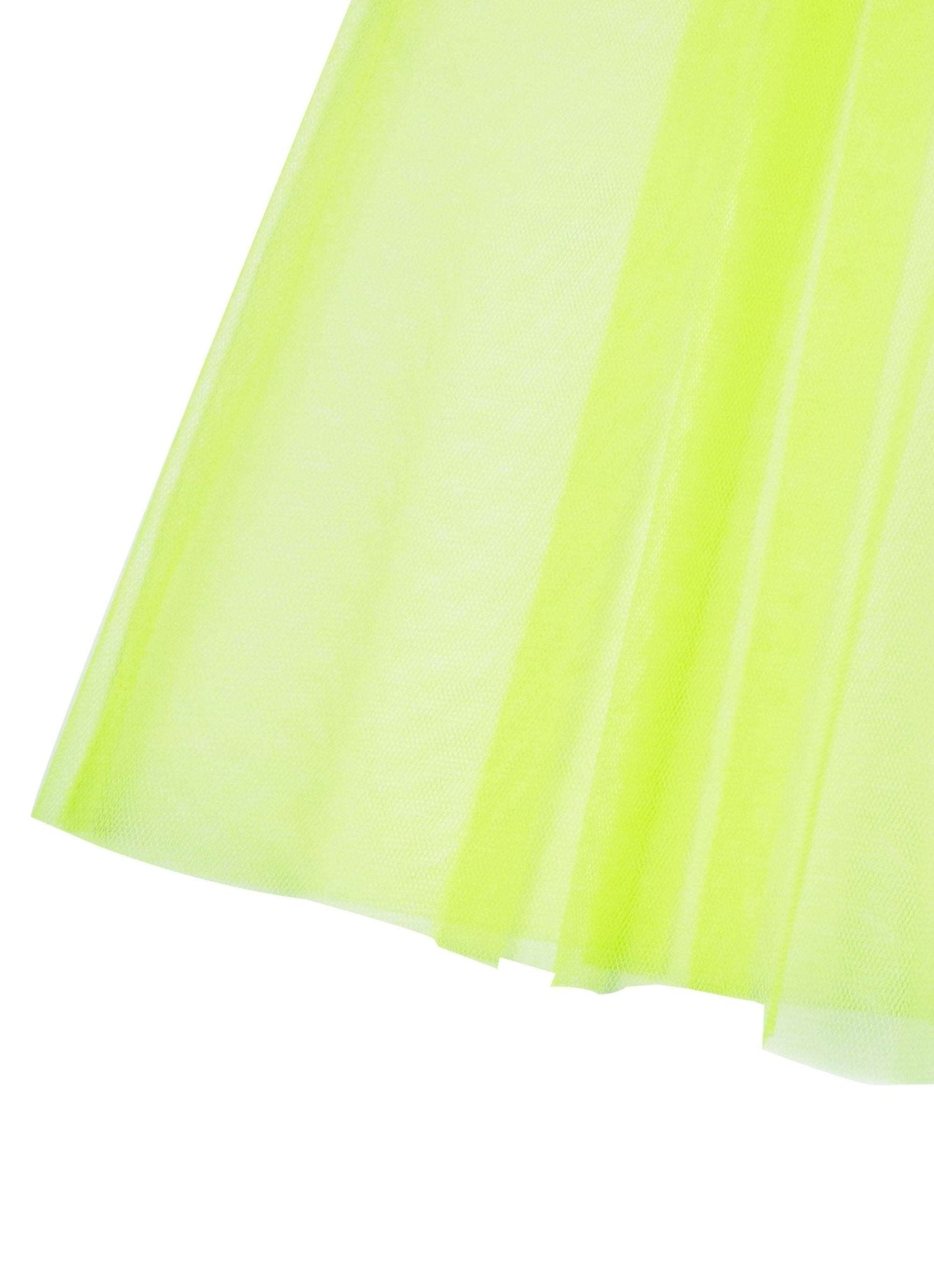 MSGM - Поли - Neon Transperant Tulle Skirt - Love|Labels