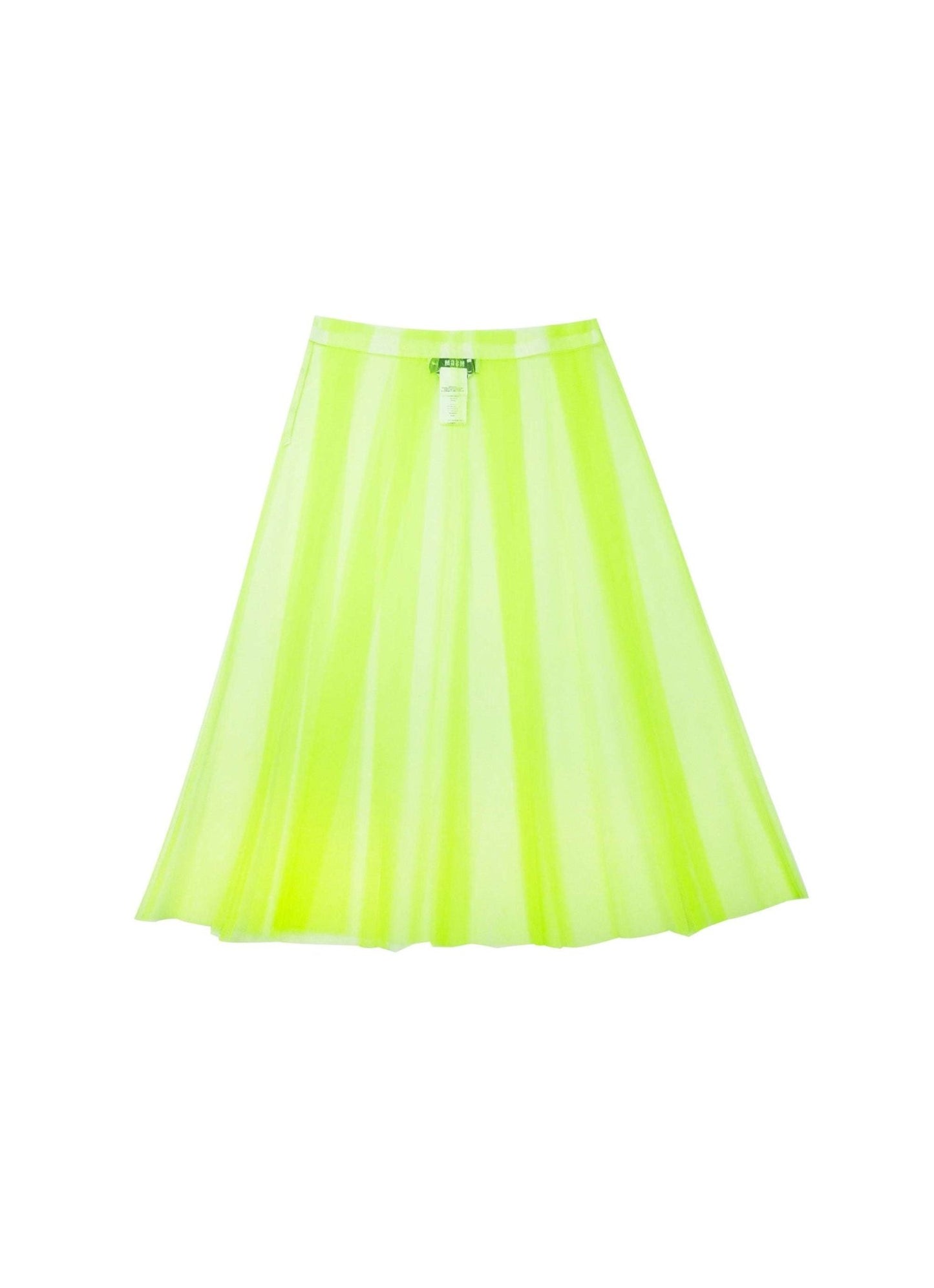 MSGM - Поли - Neon Transperant Tulle Skirt - Love|Labels