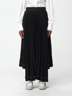 MSGM - Поли - Pleated Asymmetric Long Skirt - Love|Labels