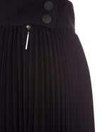 MSGM - Поли - Pleated Asymmetric Long Skirt - Love|Labels