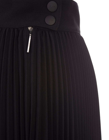 MSGM - Поли - Pleated Asymmetric Long Skirt - Love|Labels