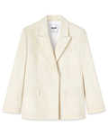 MSGM - Сака - Poplin Cotton Single - Breasted Jacket - Love|Labels