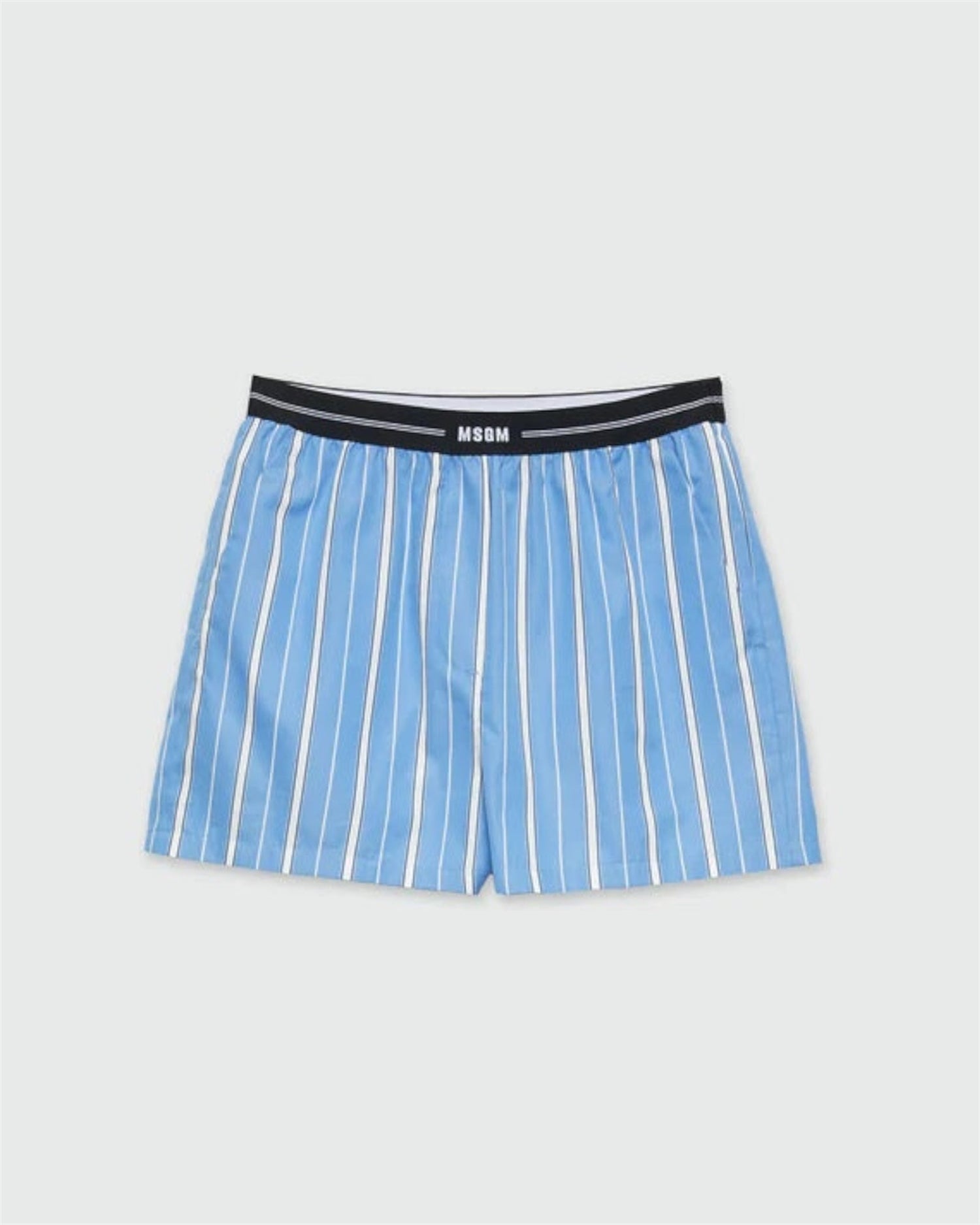 MSGM - Шорти - Poplin Shorts With Elastic Waistband - Love|Labels