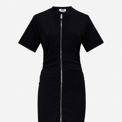 MSGM - Рокли - Poplin Shortsleeve Dress - Love|Labels