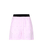 MSGM - Шорти - Rhinestone - Embellished Striped Shorts - Love|Labels