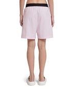 MSGM - Шорти - Rhinestone - Embellished Striped Shorts - Love|Labels