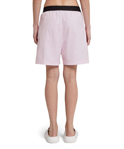 MSGM - Шорти - Rhinestone - Embellished Striped Shorts - Love|Labels