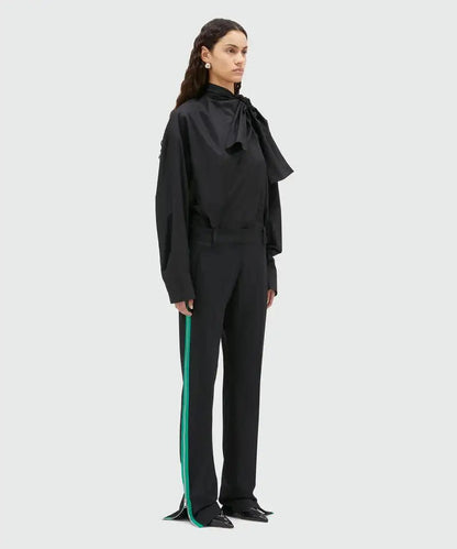 MSGM - Side Zip Black Pants - Love|Labels