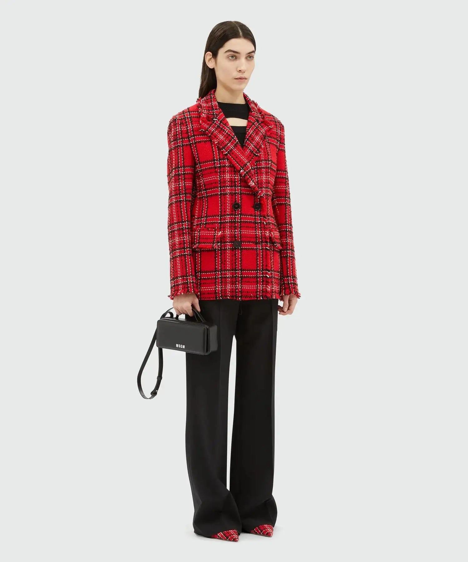 MSGM - Панталони - Tailored Palazzo Pants - Love|Labels